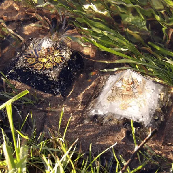 nettoyer l'orgonite à l'eau