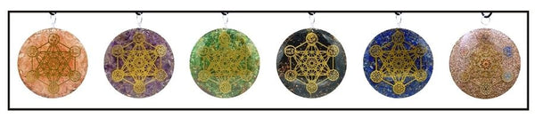 Cube de Metatron pendentif orgone