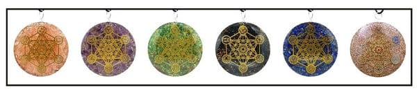 Metatron's Cube orgone pendant