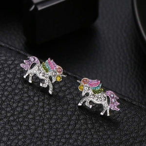 Rainbow Unicorn earrings