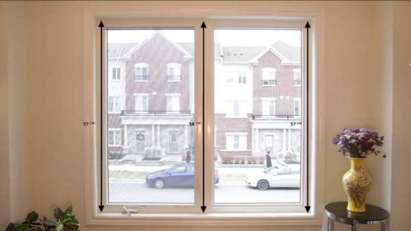 how to measure for inside mount roman shades