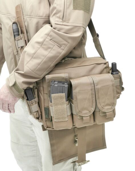 Warrior Assault Systems Grab Bag with 5.56 Molle Pouches/6 Mags – Black ...