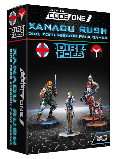 Infinity CodeOne: Dire Foes Mission Pack Gamma - Xanadu Rush Miniatures Game