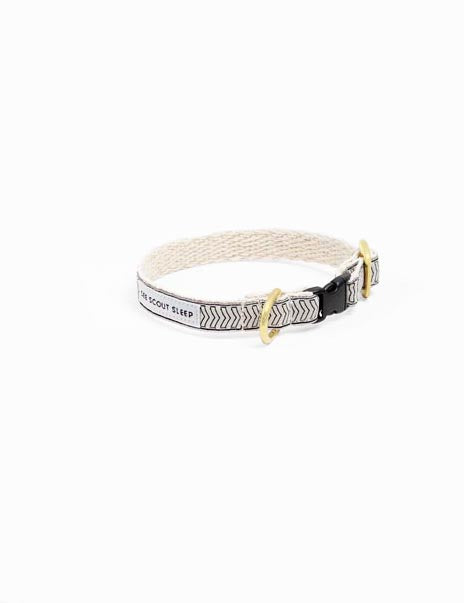 Chef l'Bark Cat Collar | Cream & Black