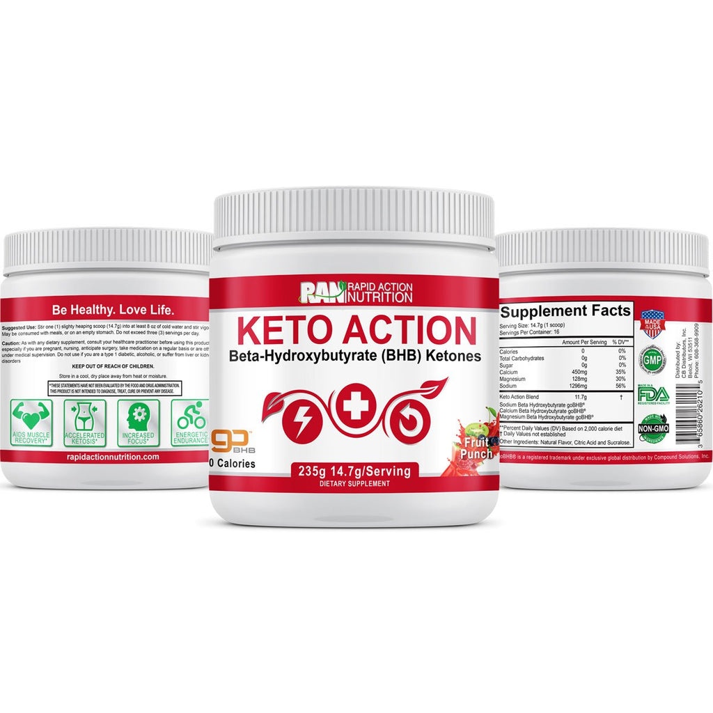 KETO BHB - For Weight Loss & High Energy Level – Rapid Action Nutrition