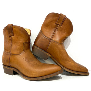 frye cognac boots