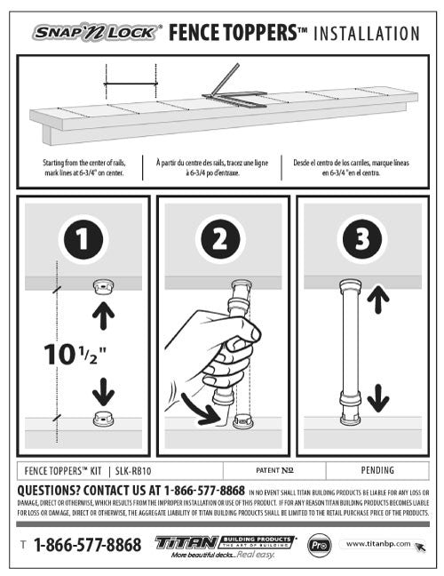 Fence Topper Installation Guide