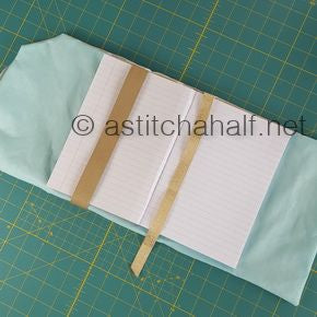 How To: Make an Adjustable Fabric Book Cover - aStitch aHalf