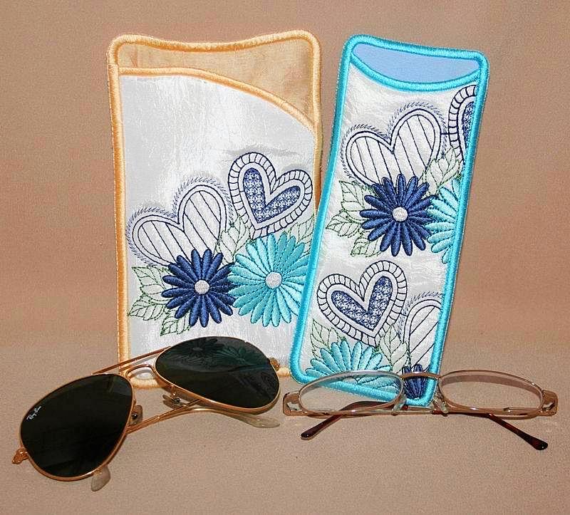 Flamingo Eyeglass Case - aStitch aHalf