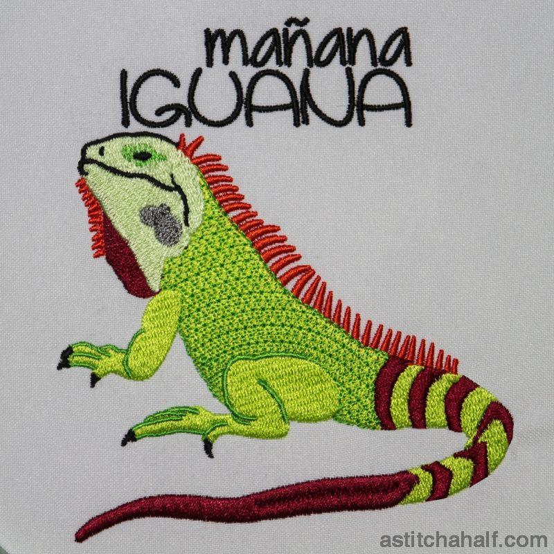 Manana Iguana Astitch Ahalf