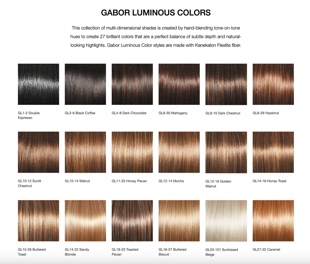 GABOR COLOURS – Kristina Young Hair Additions