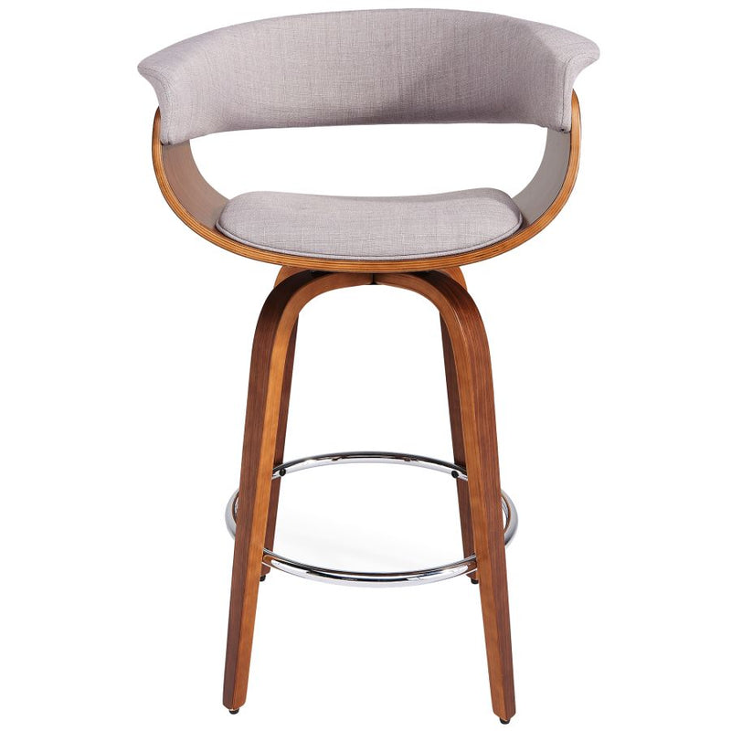 Holt 26" Counter Stool in Grey and Walnut
