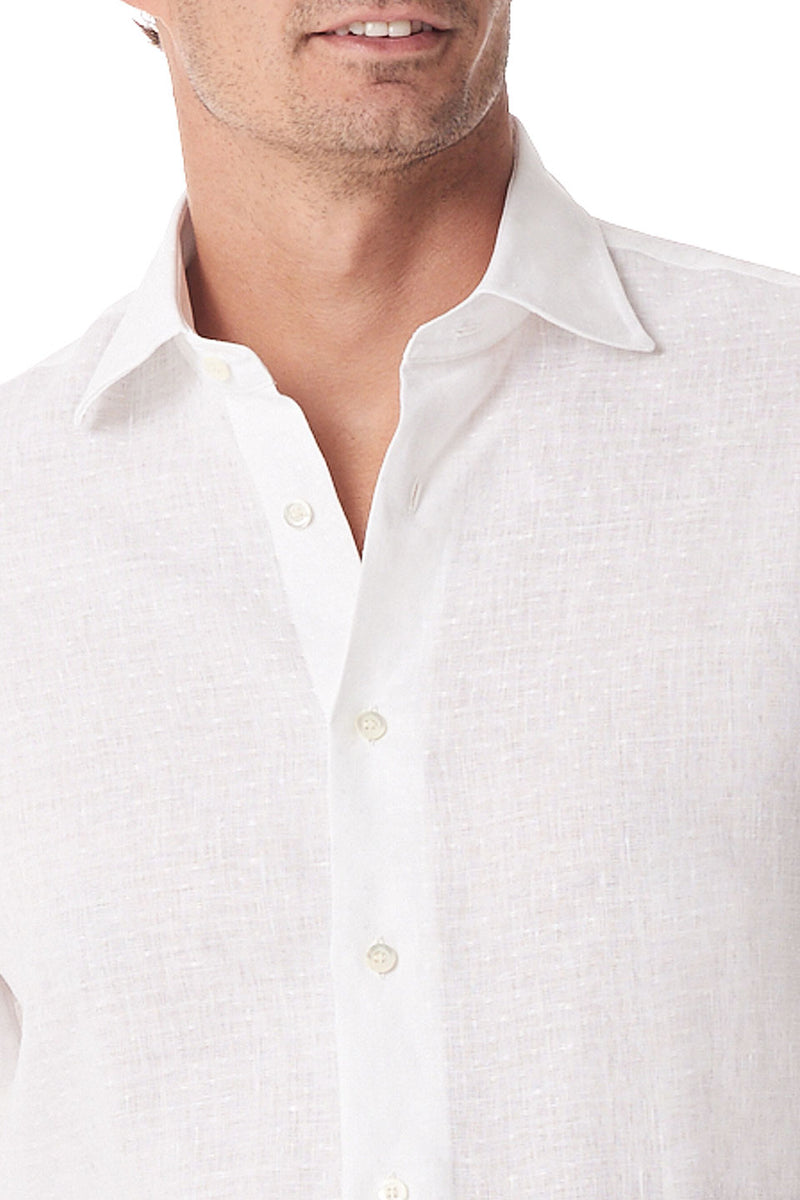 White Linen Button Up | SCARCI