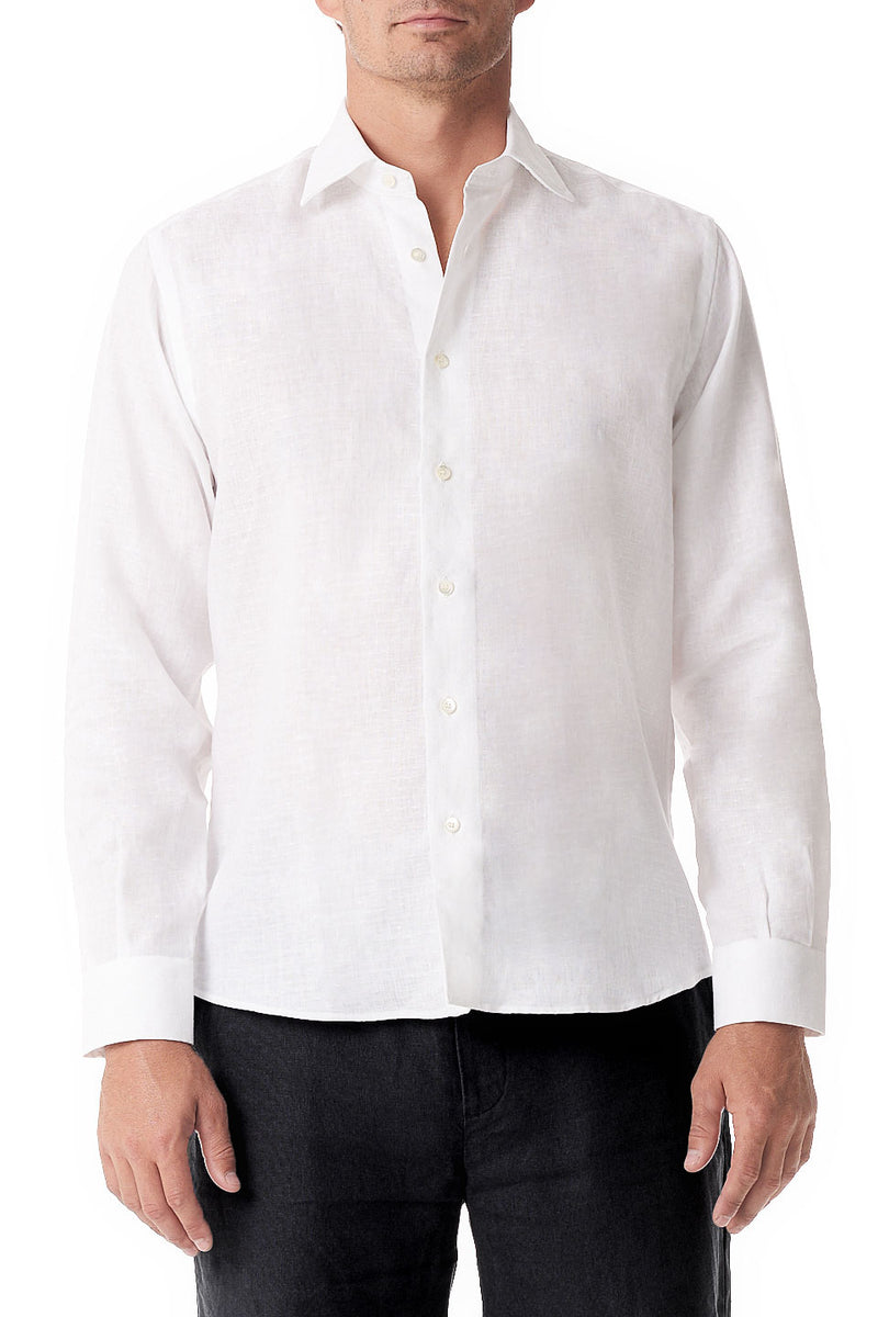 White Linen Button Up | SCARCI