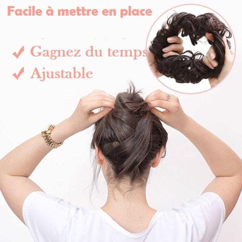 chignon facile à mettre en place