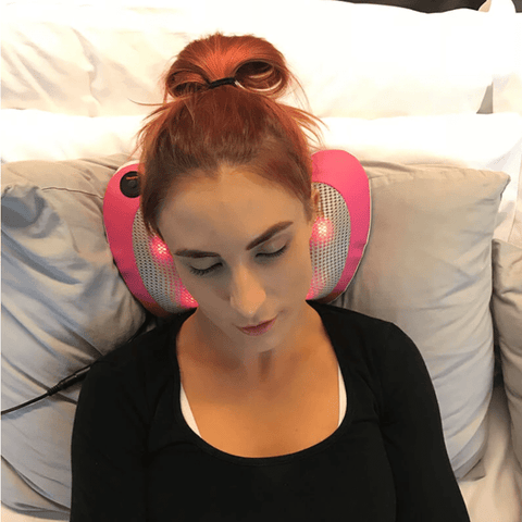 massage shiatsu avec boules rotatives chauffantes vital
