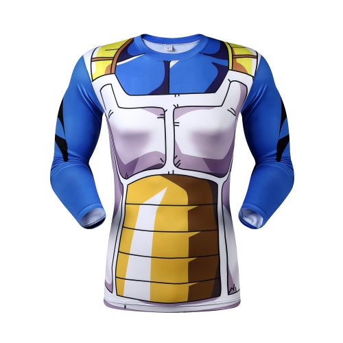 Vegeta Saiyan Armor | Long Sleeve Shirt | Workout Fitness Gear Drago – Dragon Senpai Toys