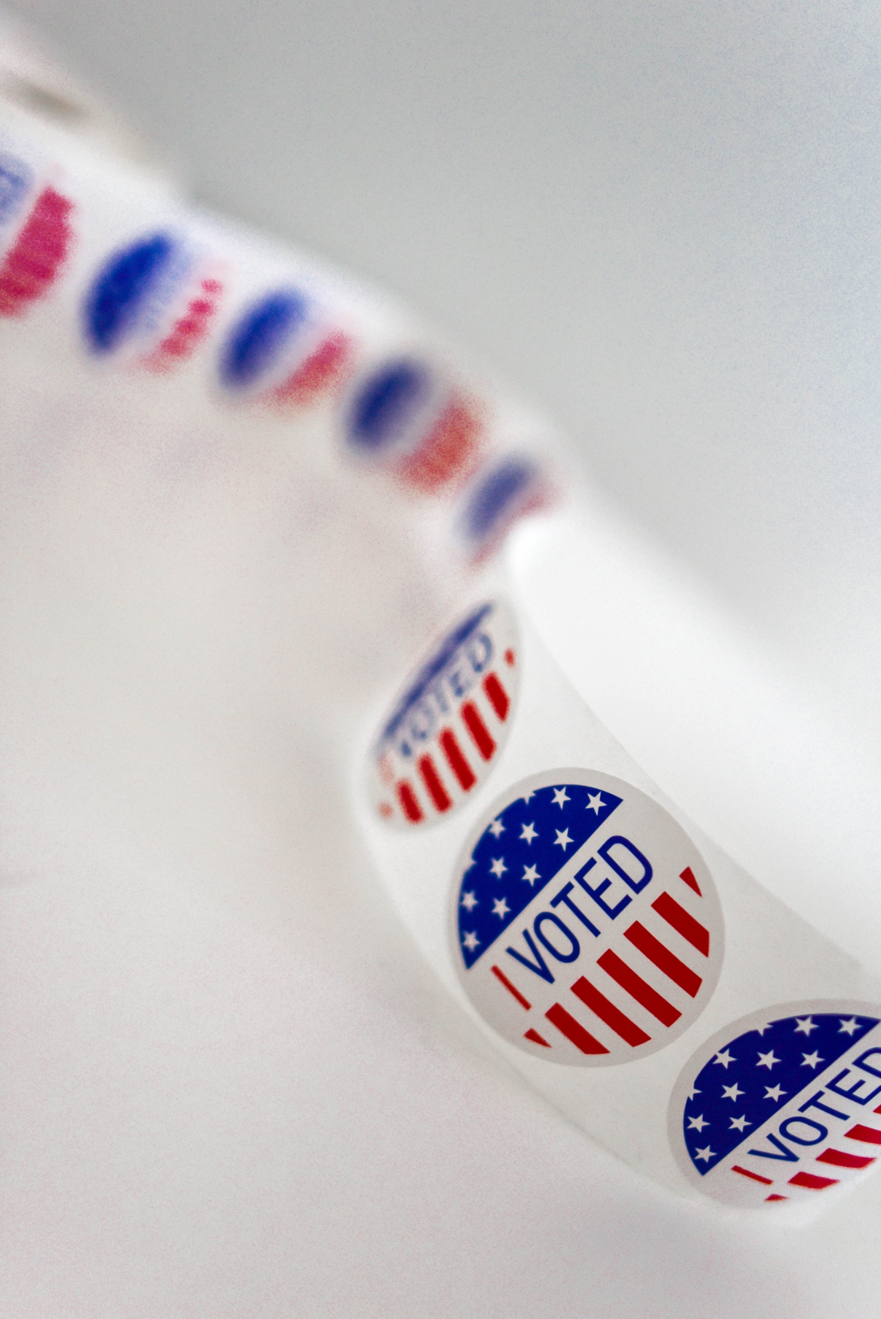 election day closure  - I voted sticker