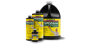 SUPERthrive liquid plant nutrients family.