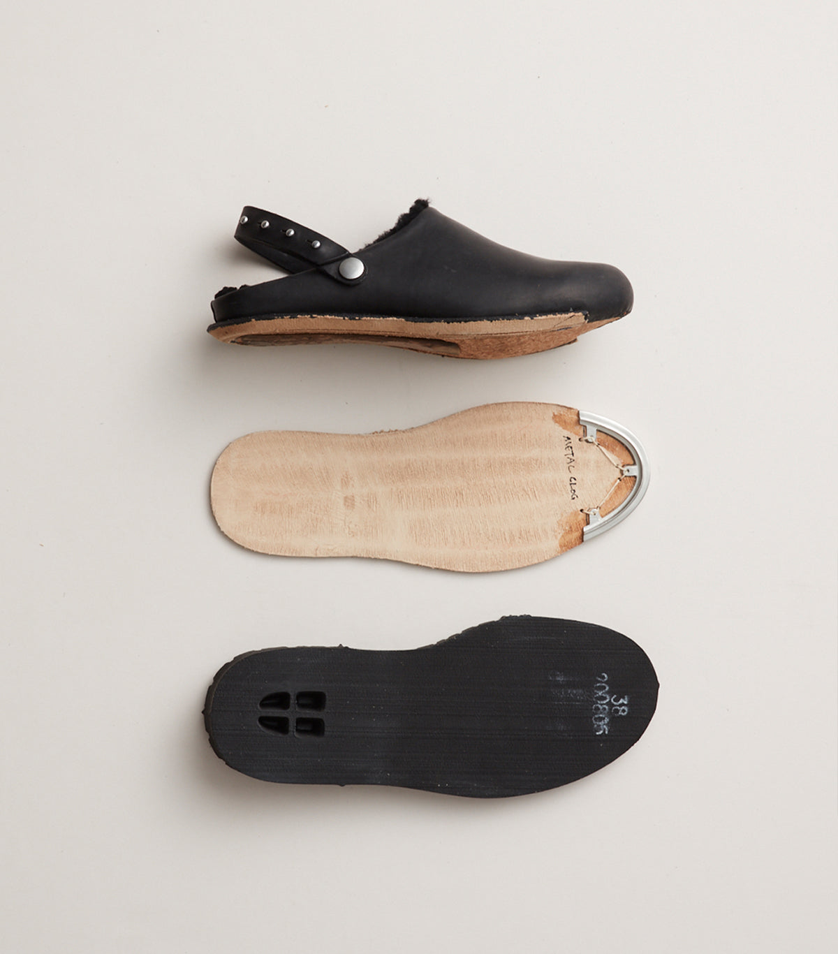 feit shearling clog