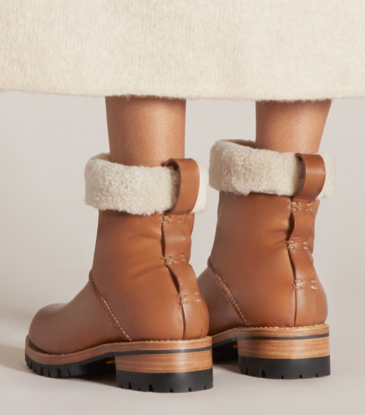 shearling boots