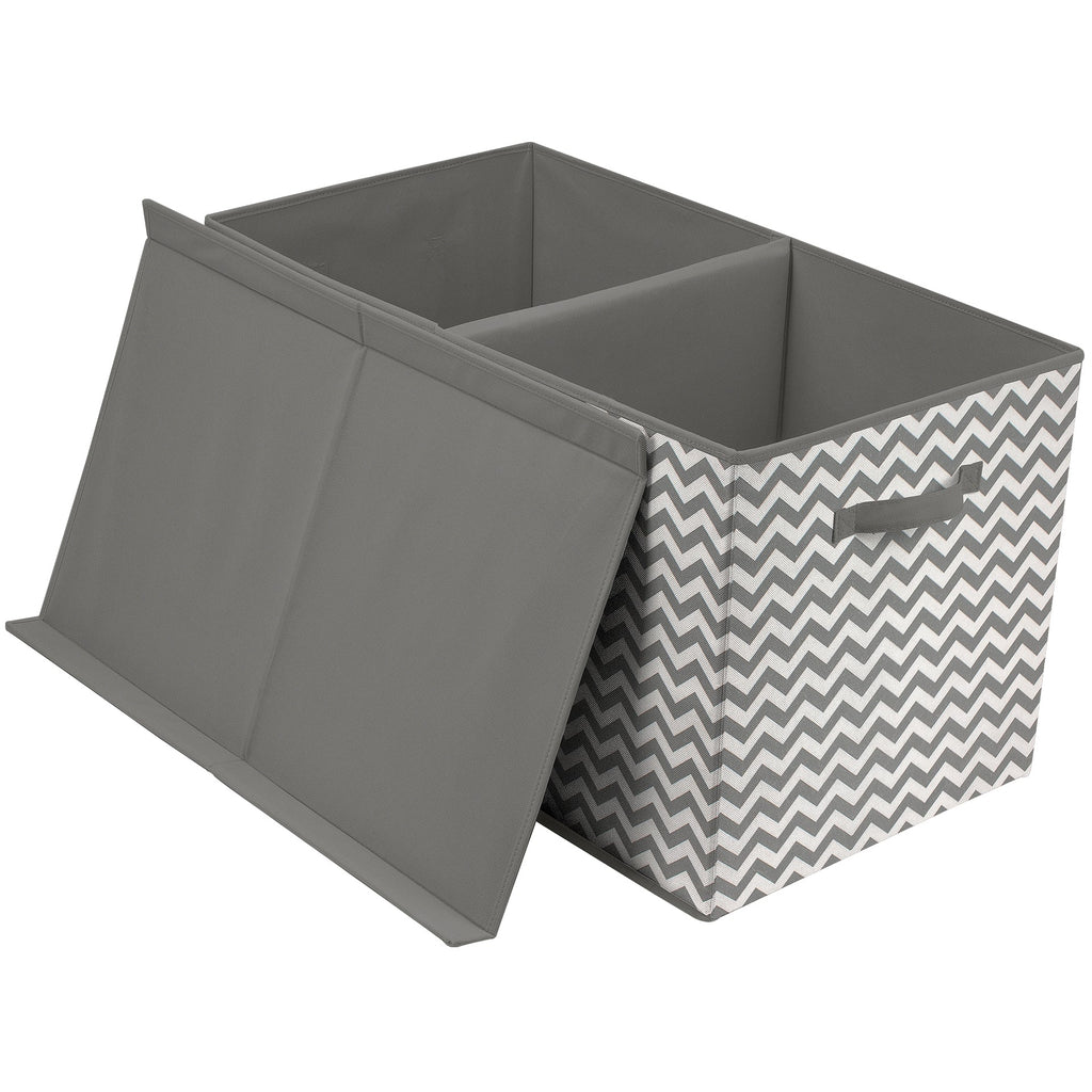 collapsible toy box with lid