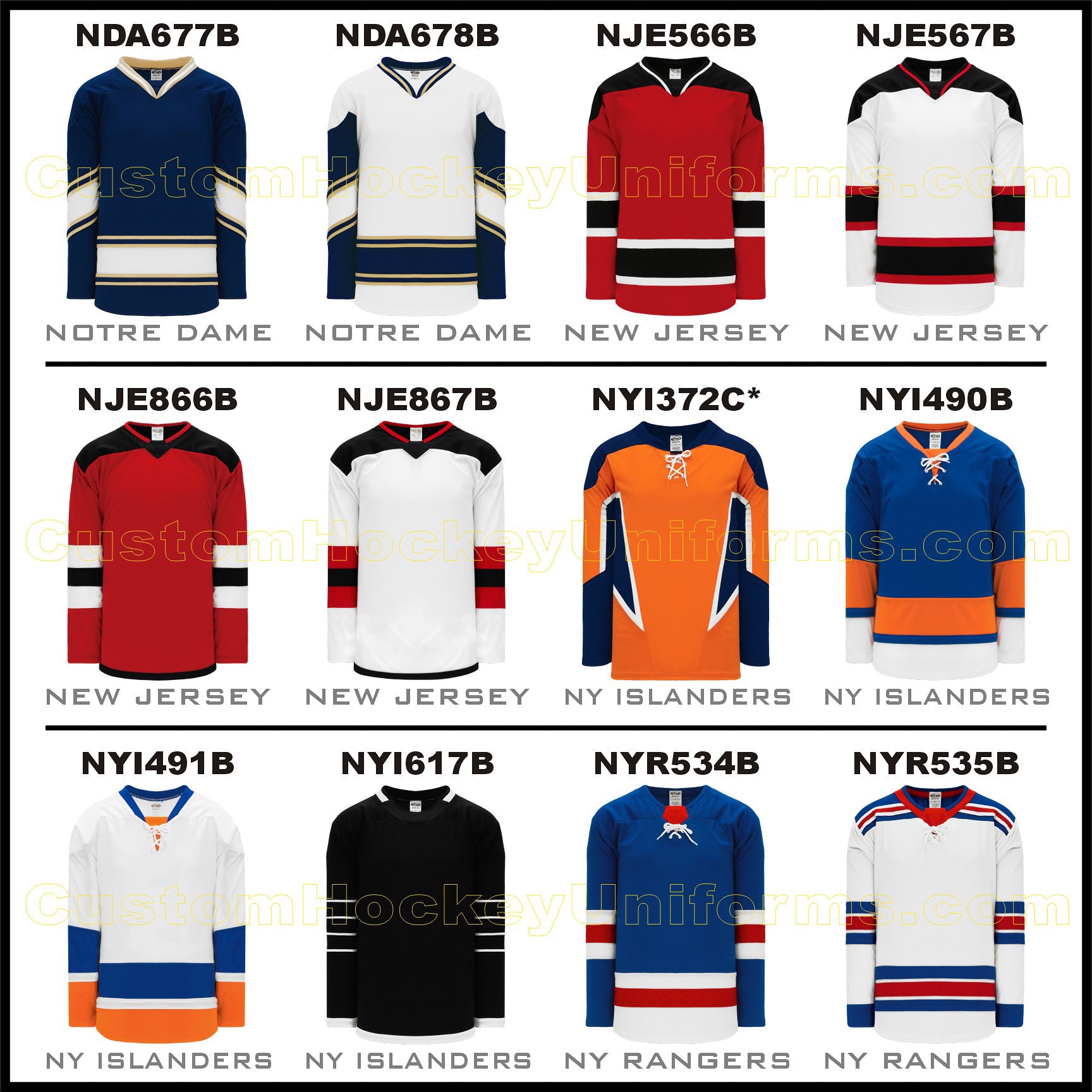 custom nhl hockey jerseys