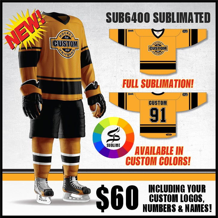 custom sublimated hockey jerseys no minimum