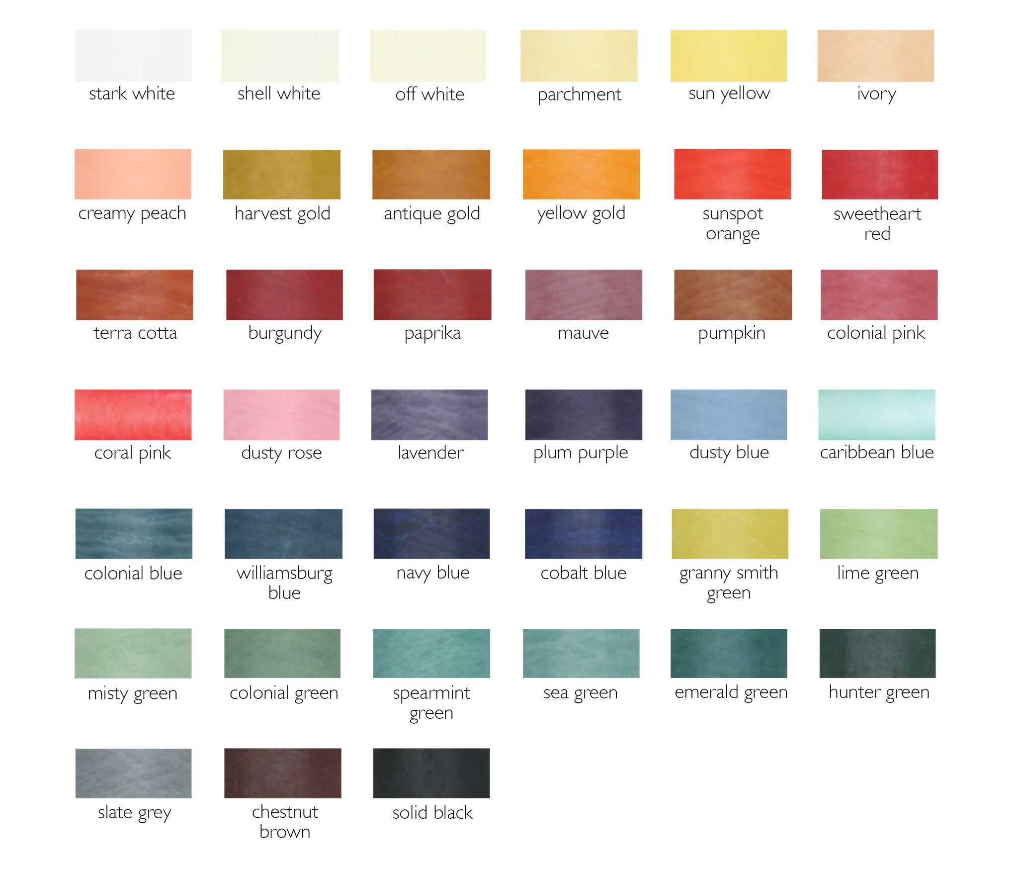 Shades Of Coral Color Chart