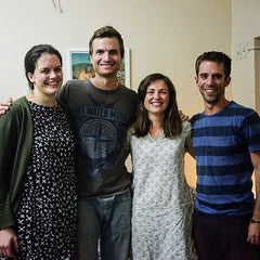 Paul, Sarah, Kay and Russell meeting in Kolkata