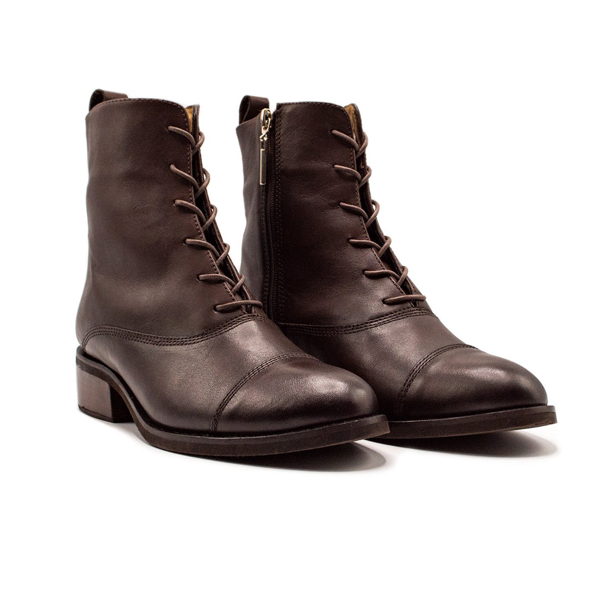 slim lace up boots