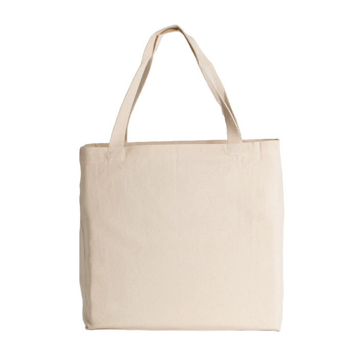 Large Grocery Canvas Tote with Bottom Gusset | Bagiva
