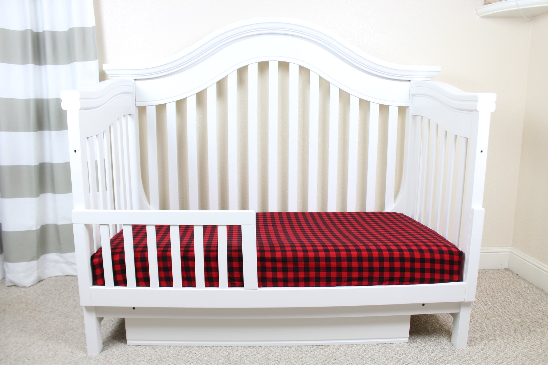 Buffalo Plaid Crib Sheet Or Changing Pad Cover The Giggling Peanut