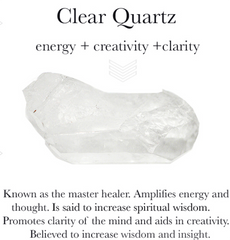 Gem properties of clear quartz