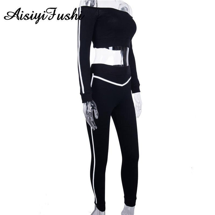 2 piece jogger set womens