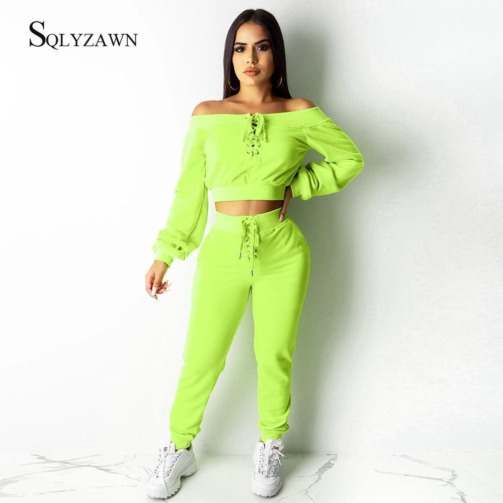 neon sweatpants womens