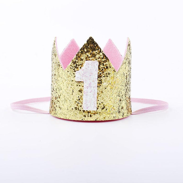 1 year old birthday crown