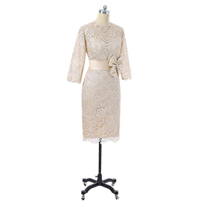 champagne mother of the bride dress plus size