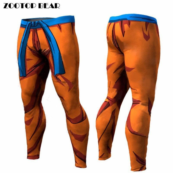 Dragon Ball Pants Compression Trousers Fitness Quick Dry Pant Tight 3d Dragon Ball Z Anime Men