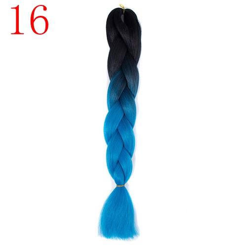 Lisi Hair Long Ombre Kanekalon Jumbo Synthetic Braiding Hair Crochet Blonde Pink Blue Grey Hair