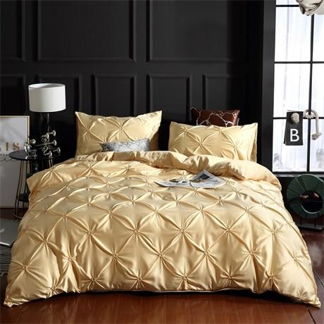 Lovinsunshine Bed Linen Set Silk Bedding Home Textile Queen King