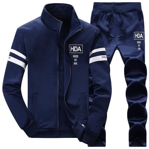 mens polo tracksuit set