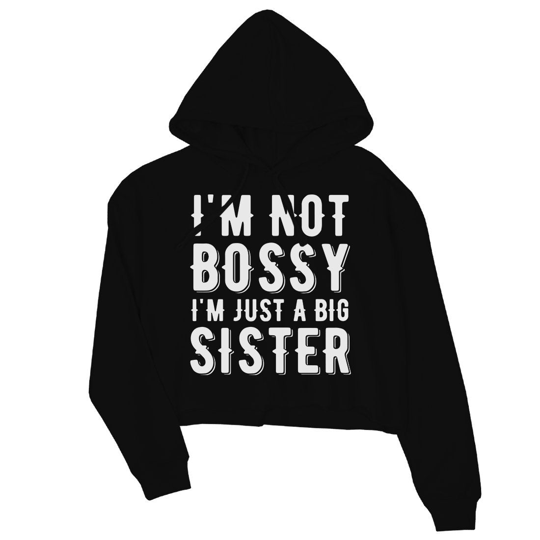 sisters apparel cropped hoodie