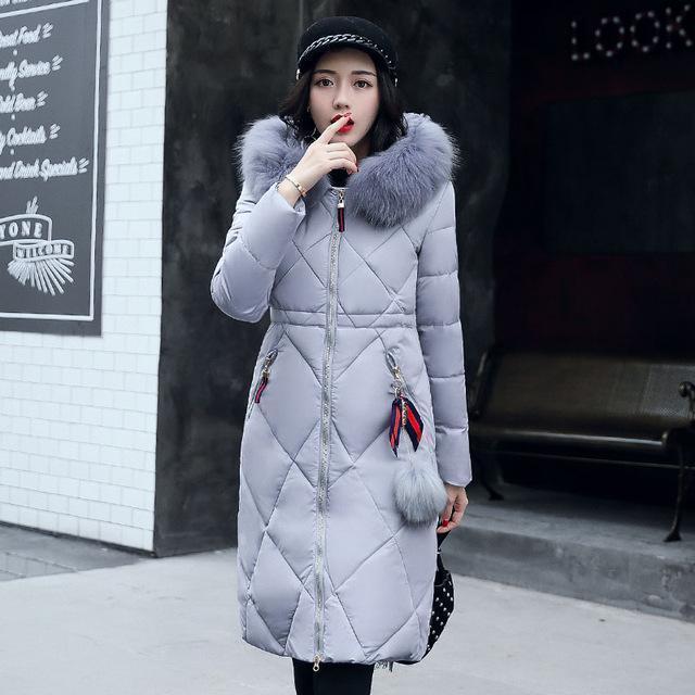 large fur collar