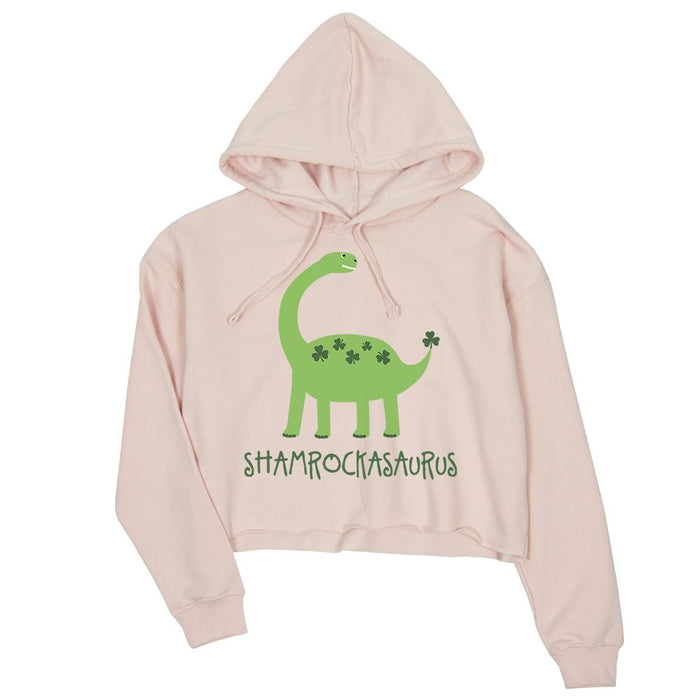 st patrick's day crop hoodie