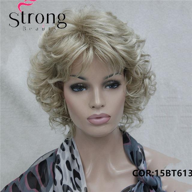 Strongbeauty Short Full Curly Synthetic Hair Wig For Women