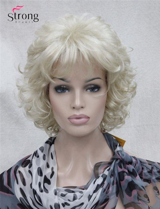 Strongbeauty Short Full Curly Synthetic Hair Wig For Women