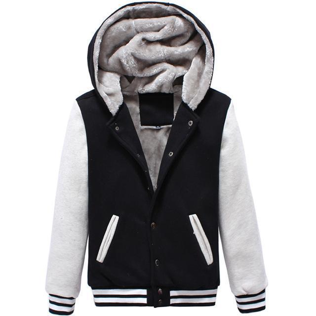 womens varsity jacket with hood