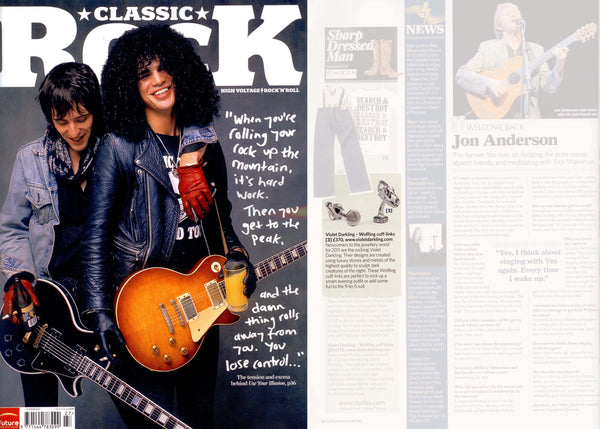 Classic Rock features Violet Darkling's Cufflinks