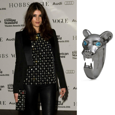 Gemma Arterton wears Violet Darkling's Fossa Ring